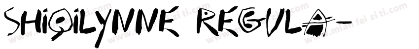 shiqiLynne regula字体转换